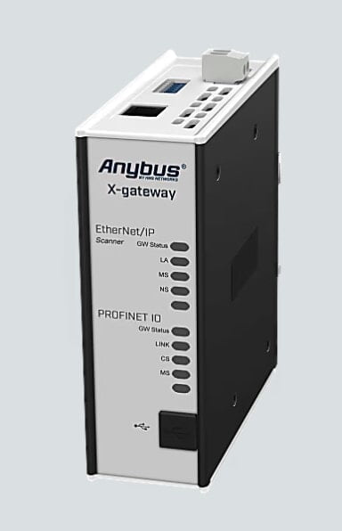 Anybus X-gateway – EtherNet/IP Scanner - PROFINET-IO Device Anybus X-gateway – EtherNet/IP Scanner - PROFINET-IO Device